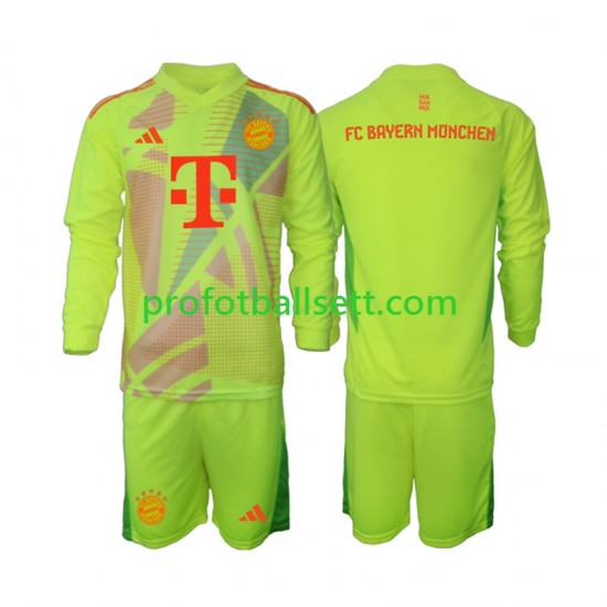 Fotballdrakt FC Bayern München Keeper Barn Hjemmekit 2024-2025 Langermet