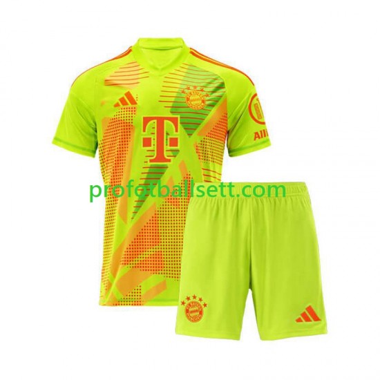 Fotballdrakt FC Bayern München Keeper Barn Hjemmekit 2024-2025 Kortermet