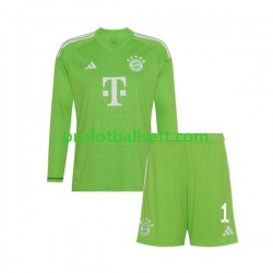 Fotballdrakt FC Bayern München Keeper Manuel Neuer 1 Barn Bortekit 2023-2024 Langermet