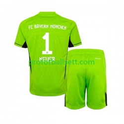 Fotballdrakt FC Bayern München Keeper Manuel Neuer 1 Barn Bortekit 2023-2024 Kortermet