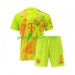 Fotballdrakt FC Bayern München Keeper Manuel Neuer 1 Barn Hjemmekit 2024-2025 Kortermet