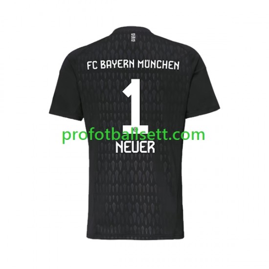 Fotballdrakt FC Bayern München Keeper Manuel Neuer 1 Herre Hjemmekit 2023-2024 Kortermet
