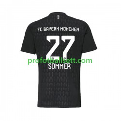 Fotballdrakt FC Bayern München Keeper Yann Sommer 27 Herre Hjemmekit 2023-2024 Kortermet