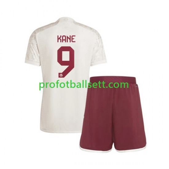 Fotballdrakt FC Bayern München Harry Kane 9 Barn Tredjekit 2023-2024 Kortermet