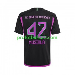 Fotballdrakt FC Bayern München Jamal Musiala 42 Herre Bortekit 2023-2024 Kortermet