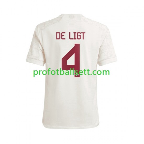 Fotballdrakt FC Bayern München Matthijs de Ligt 4 Herre Tredjekit 2023-2024 Kortermet