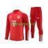 FC Bayern München 2024-2025 Rød Trenings Collegegenser Set