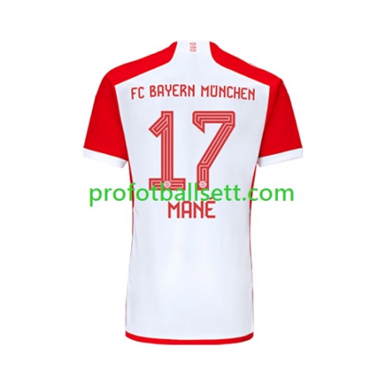 Fotballdrakt FC Bayern München Sadio Mane 17 Herre Hjemmekit 2023-2024 Kortermet