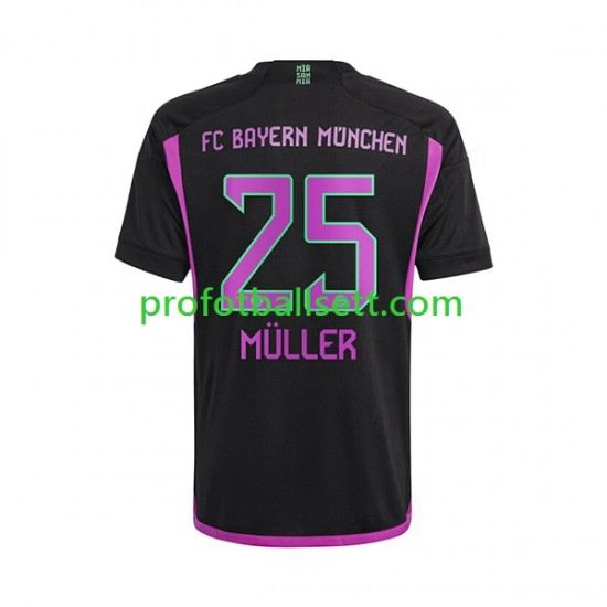 Fotballdrakt FC Bayern München Thomas Muller 25 Herre Bortekit 2023-2024 Kortermet