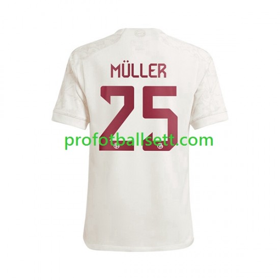 Fotballdrakt FC Bayern München Thomas Muller 25 Herre Tredjekit 2023-2024 Kortermet