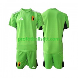Fotballdrakt Belgia Keeper Barn Hjemmekit 2021-22 Kortermet