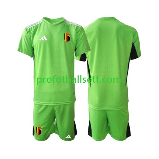 Fotballdrakt Belgia Keeper Barn Hjemmekit 2021-22 Kortermet