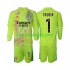 Fotballdrakt Benfica Keeper Anatolij Trubin 1 Barn Hjemmekit 2024-2025 Langermet