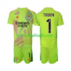 Fotballdrakt Benfica Keeper Anatolij Trubin 1 Barn Hjemmekit 2024-2025 Kortermet