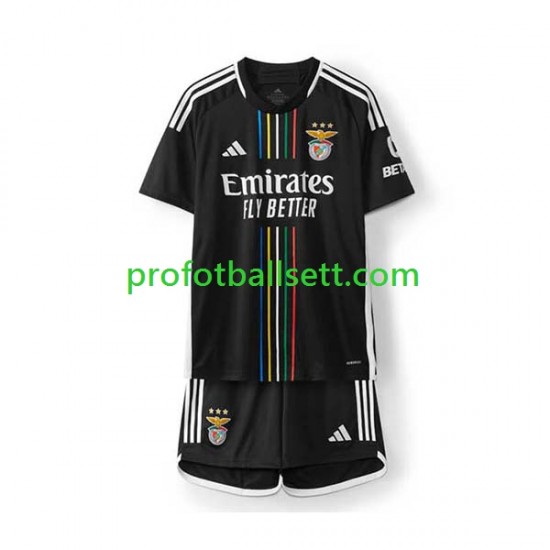 Fotballdrakt Benfica Barn Bortekit 2023-2024 Kortermet