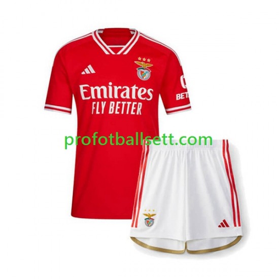 Fotballdrakt Benfica Barn Hjemmekit 2023-2024 Kortermet