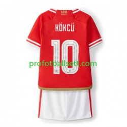 Fotballdrakt Benfica Orkun Kokcu 10 Barn Hjemmekit 2023-2024 Kortermet