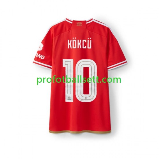 Fotballdrakt Benfica Orkun Kokcu 10 Herre Hjemmekit 2023-2024 Kortermet