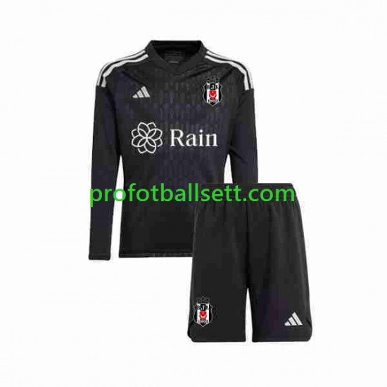 Fotballdrakt Besiktas Keeper Barn Hjemmekit 2023-2024 Langermet
