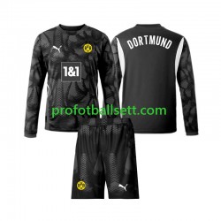 Fotballdrakt Borussia Dortmund Keeper Barn Fjerdekit 2024-2025 Langermet