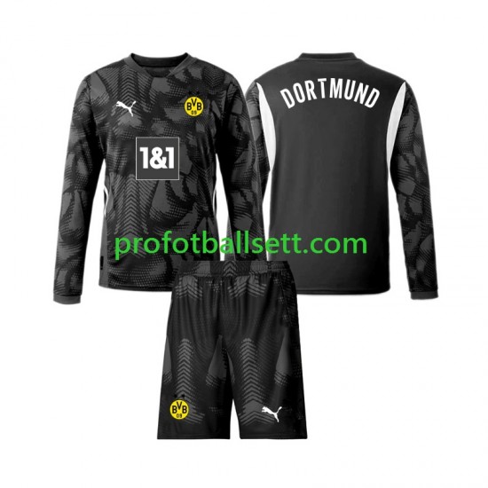 Fotballdrakt Borussia Dortmund Keeper Barn Fjerdekit 2024-2025 Langermet