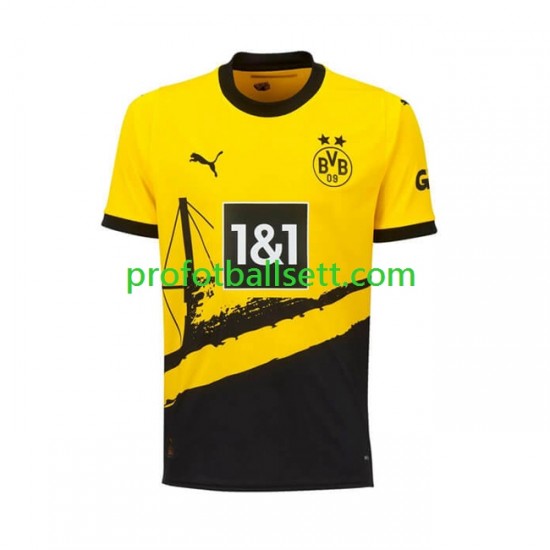 Fotballdrakt Borussia Dortmund Herre Hjemmekit 2023-2024 Kortermet