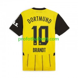 Fotballdrakt Borussia Dortmund Julian Brandt 10 Herre Hjemmekit 2024-2025 Kortermet