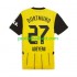 Fotballdrakt Borussia Dortmund Karim Adeyemi 27 Herre Hjemmekit 2024-2025 Kortermet