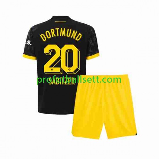 Fotballdrakt Borussia Dortmund Marcel Sabitzer 20 Barn Bortekit 2023-2024 Kortermet