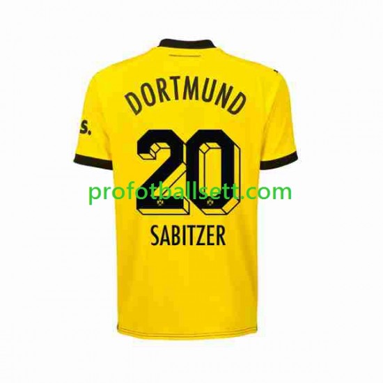 Fotballdrakt Borussia Dortmund Marcel Sabitzer 20 Herre Hjemmekit 2023-2024 Kortermet
