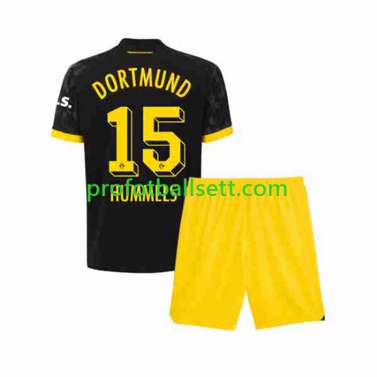 Fotballdrakt Borussia Dortmund Mats Hummels 15 Barn Bortekit 2023-2024 Kortermet