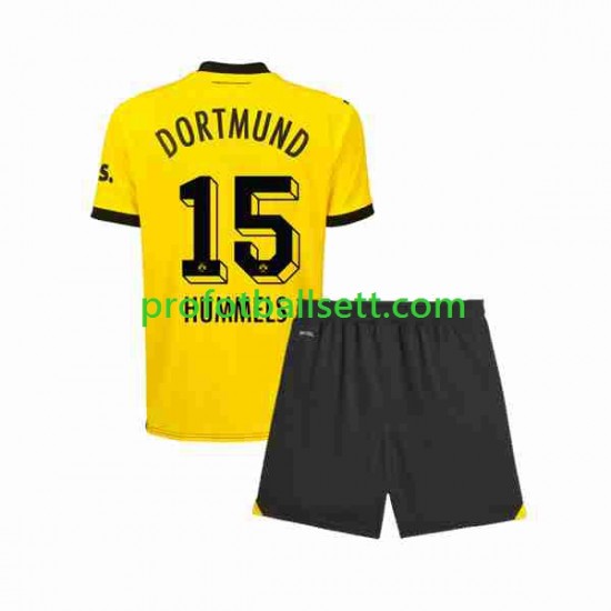 Fotballdrakt Borussia Dortmund Mats Hummels 15 Barn Hjemmekit 2023-2024 Kortermet