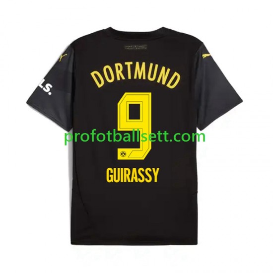 Fotballdrakt Borussia Dortmund Serhou Guirassy 9 Herre Bortekit 2024-2025 Kortermet