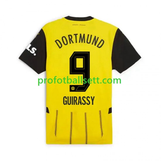 Fotballdrakt Borussia Dortmund Serhou Guirassy 9 Herre Hjemmekit 2024-2025 Kortermet