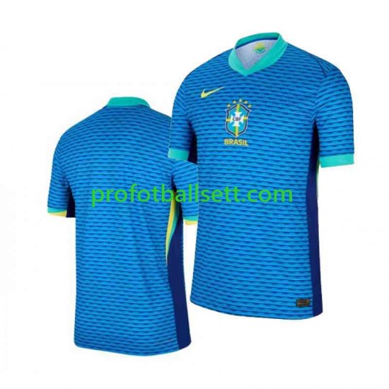 Fotballdrakt Brasil Copa America Herre Bortekit 2024 Kortermet