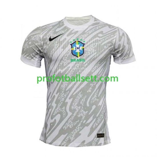 Fotballdrakt Brasil Keeper Copa America Herre Hjemmekit 2024 Kortermet