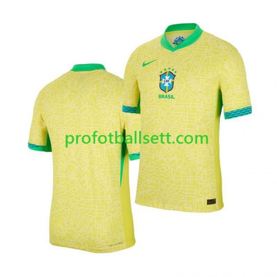 Fotballdrakt Brasil Copa America Herre Hjemmekit 2024 Kortermet