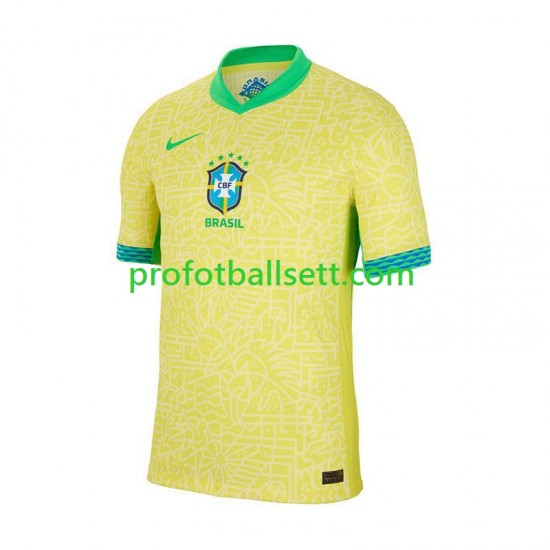 Fotballdrakt Brasil Copa America Herre Hjemmekit 2024 Kortermet