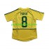 Retro Fotballdrakt Brasil KAKA 8 2002 Herre Hjemmekit Kortermet