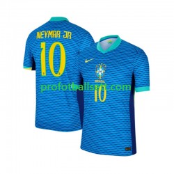 Fotballdrakt Brasil Neymar JR 10 Herre Bortekit 2024 Kortermet