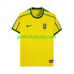 Retro Fotballdrakt Brasil 1998 Herre Hjemmekit Kortermet