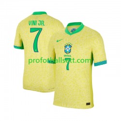 Fotballdrakt Brasil VINI JR 7 Herre Hjemmekit 2024 Kortermet