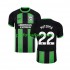 Fotballdrakt Brighton Hove Albion Mitoma 22 Herre Bortekit 2023-2024 Kortermet