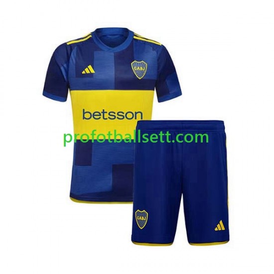 Fotballdrakt CA Boca Juniors Barn Hjemmekit 2023-2024 Kortermet