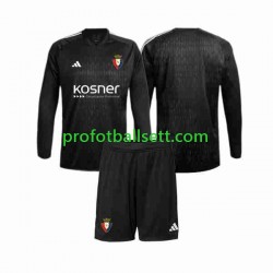 Fotballdrakt CA Osasuna Keeper Barn Bortekit 2023-2024 Langermet
