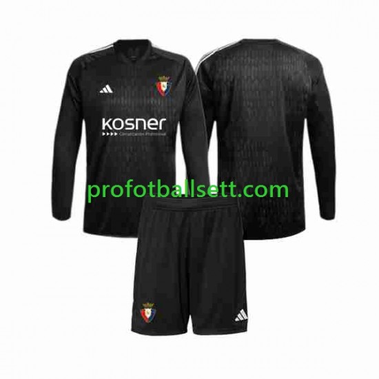 Fotballdrakt CA Osasuna Keeper Barn Bortekit 2023-2024 Langermet