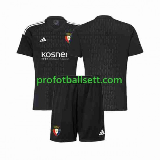 Fotballdrakt CA Osasuna Keeper Barn Bortekit 2023-2024 Kortermet