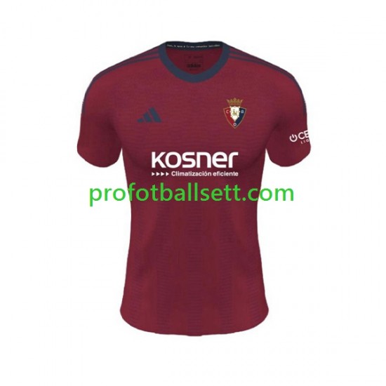 Fotballdrakt CA Osasuna Herre Hjemmekit 2023-2024 Kortermet