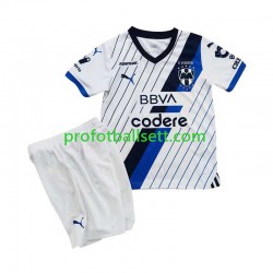 Fotballdrakt CF Monterrey Barn Bortekit 2023-2024 Kortermet