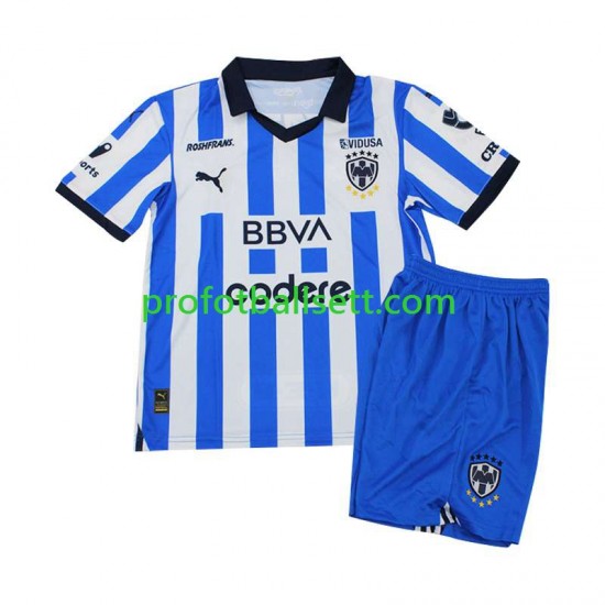 Fotballdrakt CF Monterrey Barn Hjemmekit 2023-2024 Kortermet